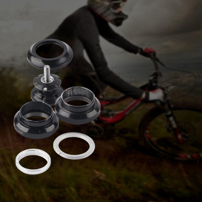 VGEBY1 Headset Bearings, 34mm Bearing Headset Heavy-Duty Headset 28.6mm Straight Steerer Fork Bearing (Black) 1 1/8 Headset Threadless 1 1/8 Headset Threadless 1 1/8 Headset - Image 3